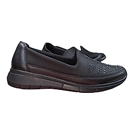 GND Siyah Taşlı Kadın Ayakkabı