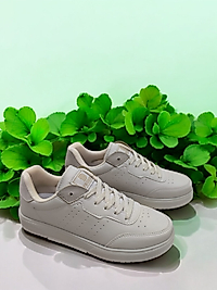 Dark Step Ekru Kadın Spor Ayakkabı 158