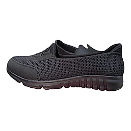 Memory Foam Siyah Rugan Kadın Ayakkabı