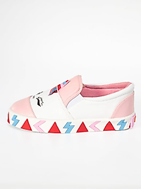 Casabony Beyaz-Pembe Kız Sneakers01